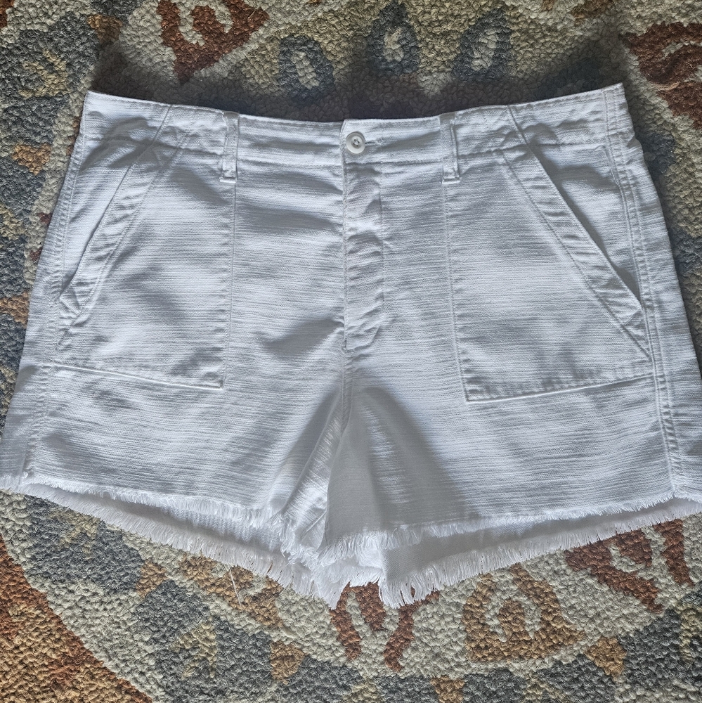 NWOT American Eagle Cargo Shorts in off-white Size 16